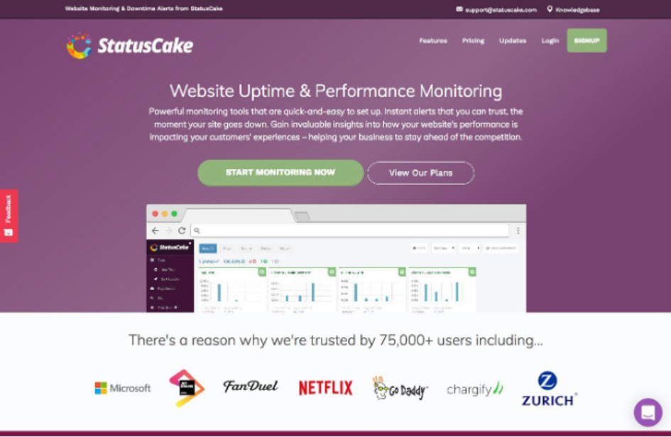 outil de monitoring StatusCake