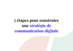 stratégie de communication digitale